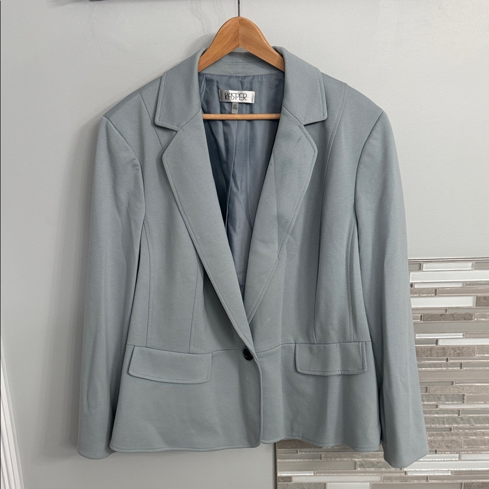 Kasper Women's Light Blue Blazer